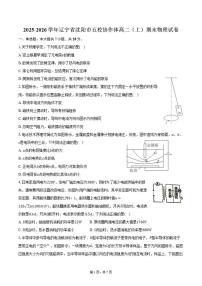 2025-2026学年辽宁省沈阳市五校协作体高二（上）期末物理试卷（含答案）