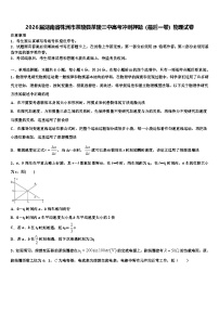 2026届湖南省株洲市茶陵县茶陵三中高考冲刺押题（最后一卷）物理试卷含解析