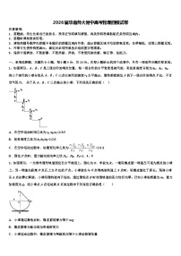 2026届华南师大附中高考物理四模试卷含解析