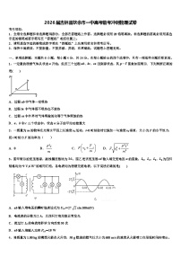 2026届吉林省扶余市一中高考临考冲刺物理试卷含解析