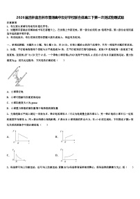 2026届吉林省吉林市普通高中友好学校联合体高三下第一次测试物理试题含解析