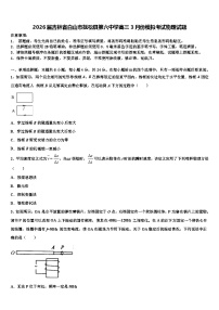 2026届吉林省白山市抚松县第六中学高三3月份模拟考试物理试题含解析