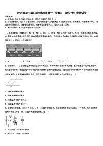 2026届吉林省白城市洮南市第十中学高三（最后冲刺）物理试卷含解析