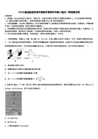 2026届湖南省株洲市醴陵市第四中学高三最后一卷物理试卷含解析