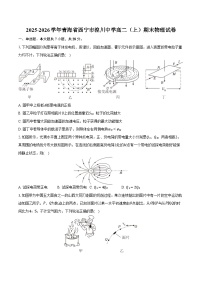 2025-2026学年青海省西宁市湟川中学高二（上）期末物理试卷（含答案）