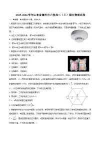 2025-2026学年山东省德州市六校高三（上）期末物理试卷（含解析）