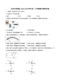 北京市西城区2025-2026学年高二上学期期末物理试卷（含答案）