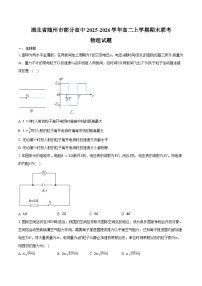 湖北省随州市部分高中2025-2026学年高二上学期期末联考物理试卷（含答案）