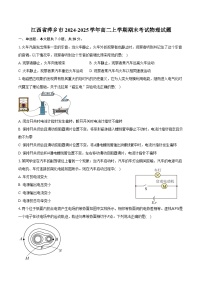 江西省萍乡市2024-2025学年高二上学期期末考试物理试卷（含答案）