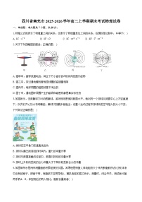四川省南充市2025-2026学年高二上学期期末考试物理试卷（含答案）