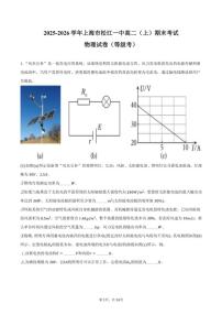 2025-2026学年上海市松江一中高二（上）期末物理（等级考）试卷（含解析）