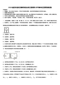 2026届吉林省延边朝鲜族自治州汪清县第六中学高考仿真卷物理试题含解析