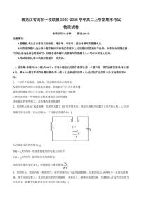 2025-2026学年黑龙江省龙东十校联盟高二上学期期末考试物理试卷(含解析)