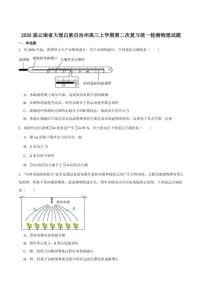 2026届云南省大理白族自治州高三上学期第二次复习统一检测物理试卷（含答案）