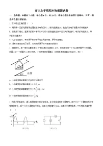 河南驻马店市2025-2026学年高三上学期期末物理试卷（原卷+解析）