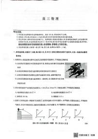 2026届九师联盟高三上学期期末物理试题+答案
