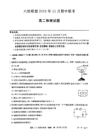 河北省保定市六校2024-2025学年高二上学期11月期中物理试题（含答案）