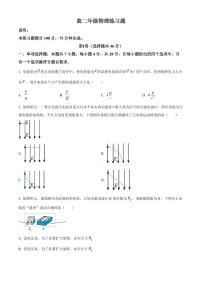 四川省德阳市2025-2026学年高二上学期期末物理试卷（试卷+解析）