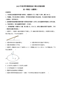 湖南益阳市2025-2026学年高一上学期期末质量检测物理试题（试卷+解析）