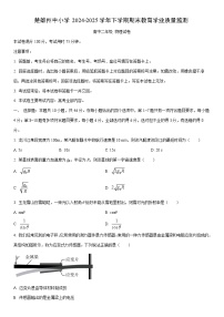 2024-2025学年云南省楚雄彝族自治州楚雄州多校高二下学期7月期末物理试卷（学生版）