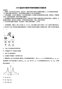 2026届吉林市普通中学高考物理倒计时模拟卷含解析