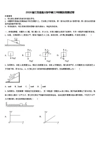 2026届江苏省南大附中高三冲刺模拟物理试卷含解析
