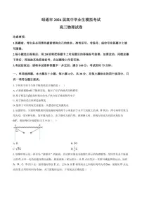2026届云南省昭通市高三上学期一模物理试题（含答案）