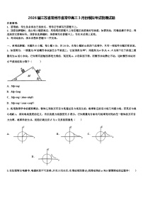 2026届江苏省常州市省常中高三3月份模拟考试物理试题含解析