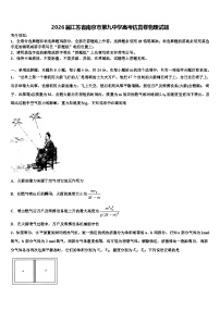 2026届江苏省南京市第九中学高考仿真卷物理试题含解析