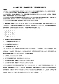 2026届江苏省太湖高级中学高三下学期联考物理试题含解析