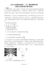 2025北京重点校高二（下）期末真题物理汇编：安培力与洛伦兹力章节综合