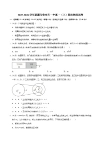 2025-2026学年新疆乌鲁木齐一中高一（上）期末物理试卷（含详细答案解析）
