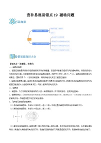 高考物理三轮复习冲刺过关练习易错点19 磁场问题（2份，原卷版+解析版）