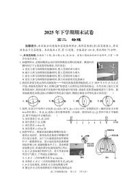 湖南岳阳市岳阳楼区2025-2026学年高二上学期期末考试物理试卷（PDF版附答案）