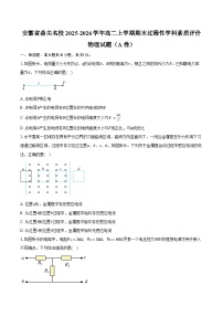 安徽省鼎尖名校2025-2026学年高二上学期期末过程性学科素质评价物理试卷（A卷）（含答案）