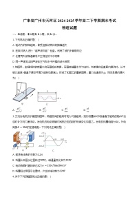 广东省广州市天河区2024-2025学年高二下学期期末考试物理试卷（含答案）
