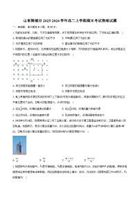 山东聊城市2025-2026学年高二上学期期末考试物理试卷（含答案）