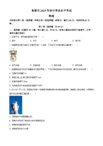 2025年山东省东营市中考物理试题（试卷+解析）高考模拟