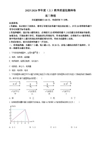 四川攀枝花市2025-2026学年高二上学期期末物理试卷（试卷+解析）