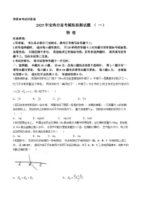 陕西省宝鸡市2025届高三上学期一模试题 物理 含答案