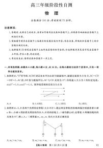 2026届福建百校高三下学期3月阶段性自测物理试卷+答案