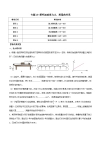 高考物理一轮复习重难点能力提升练习专题19 探究加速度与力、质量的关系（2份，原卷版+解析版）