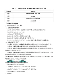 高考物理一轮复习单元综合训练专题37 动量守恒定律、在碰撞问题中应用动量守恒定律（2份，原卷版+解析版）