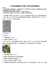 2026届江西省赣县第三中学高三下学期一模考试物理试题含解析