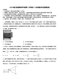 2026届江西省赣州寻乌县第二中学高三3月份模拟考试物理试题含解析