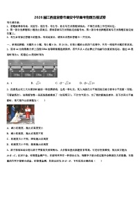 2026届江西省宜春巿高安中学高考物理五模试卷含解析