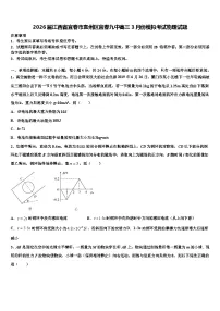 2026届江西省宜春市袁州区宜春九中高三3月份模拟考试物理试题含解析