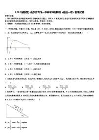 2026届联盟）山东省菏泽一中高考冲刺押题（最后一卷）物理试卷含解析(1)