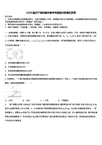 2026届辽宁省抚顺市高考考前提分物理仿真卷含解析