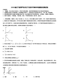2026届辽宁省葫芦岛市辽宁实验中学高考考前模拟物理试题含解析